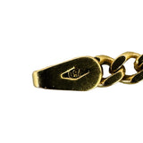 18k Yellow Gold 14.4g Solid UnoAErre 2.8mm Figaro Link Chain Necklace Italy 24"