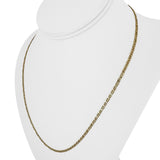 18k Yellow Gold 7.2g Vintage Thin 2.5mm Mariner Link Chain Necklace Italy 20"