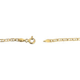 18k Yellow Gold 7.2g Vintage Thin 2.5mm Mariner Link Chain Necklace Italy 20"