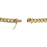 18k Yellow Gold 27g Solid Vintage UnoAErre Men's Curb Link Bracelet Italy 8.25"