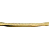 14k Yellow Gold 36g Solid Heavy 6mm Omega Link Necklace Italy 16"
