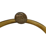 14k Yellow Gold 9g Ladies Vintage 7.5mm Patterned Bangle Bracelet 6.75"
