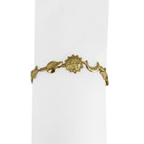 14k Yellow Gold 9.7g Moon Sun Stars Planets Charm Link Bracelet 7"