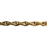 18k Yellow Gold 7.5g Ladies 5.5mm Fancy Link Bracelet Italy 7.5"