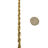 18k Yellow Gold 7.5g Ladies 5.5mm Fancy Link Bracelet Italy 7.5"