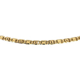 18k Yellow Gold 16.6g Solid Vintage 3mm Figarucci Link Chain Necklace Italy 20"
