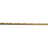 18k Yellow Gold 16.6g Solid Vintage 3mm Figarucci Link Chain Necklace Italy 20"