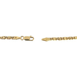 18k Yellow Gold 16.6g Solid Vintage 3mm Figarucci Link Chain Necklace Italy 20"