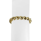 14k Yellow Gold 18.5g Ladies Polished 8mm San Marco Link Bracelet Italy 7"