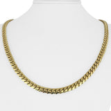 14k Yellow Gold 61.4g Solid Heavy 6mm Cuban Link Chain Necklace 22"