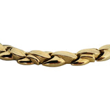 14k Yellow Gold 56.2g Ladies Polished Thick 12mm Fancy Link Necklace Italy 16"