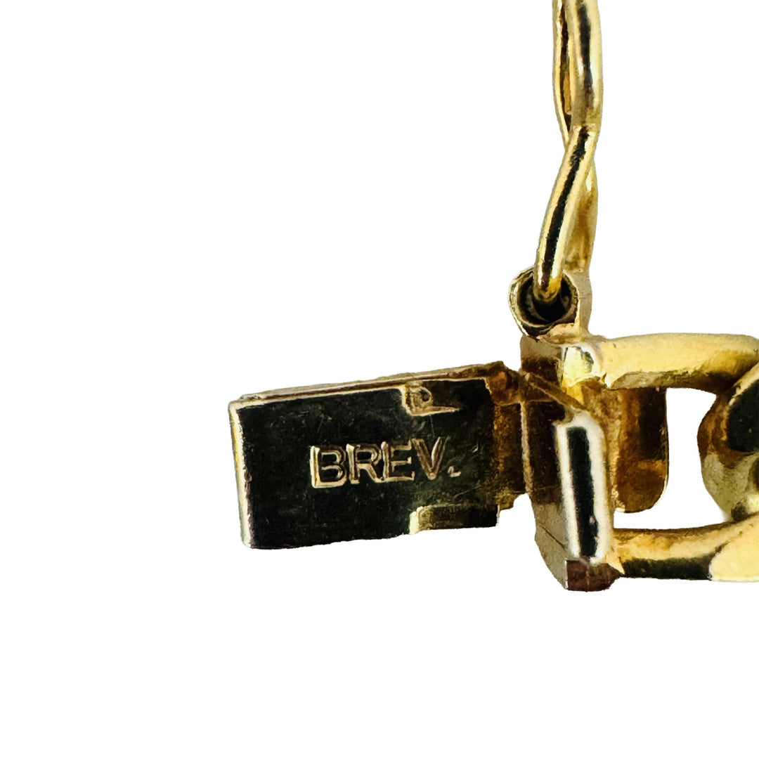 14k Yellow Gold 41.2g Solid Vintage UnoAErre Figaro Link Necklace Italy 18.5"