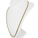14k Yellow Gold 33g Solid Heavy 4mm Cuban Link Chain Necklace 26"