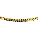 14k Yellow Gold 33g Solid Heavy 4mm Cuban Link Chain Necklace 26"
