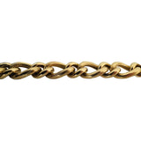 14k Yellow Gold 14.7g Ladies Hollow 10mm Curb Link Bracelet Italy 7.25"