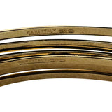 Set of Seven 14k Yellow Gold 18g Diamond Cut Connected Bangle Bracelets 7.85"