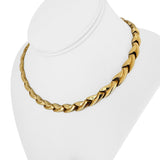 14k Yellow Gold 31.6g Ladies Polished 8mm Fancy Link Necklace Italy 16"