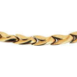 14k Yellow Gold 31.6g Ladies Polished 8mm Fancy Link Necklace Italy 16"