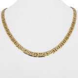 14k Yellow Gold 43.5g Solid Men's 7mm Mariner Link Chain Necklace Italy 22"
