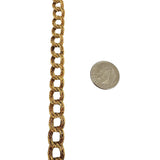 18k Yellow Gold 99g Solid Heavy Vintage Double Curb Link Necklace Italy 40"