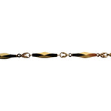 18k Yellow Gold 16g Vintage Ladies Solid Fancy Link Necklace 16"