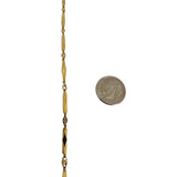 18k Yellow Gold 16g Vintage Ladies Solid Fancy Link Necklace 16"