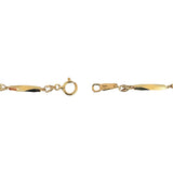 18k Yellow Gold 16g Vintage Ladies Solid Fancy Link Necklace 16"