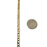 18k Yellow Gold 9.8g Solid Ladies 4.5mm Fancy Gucci Link Bracelet 6.75"