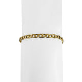 18k Yellow Gold 9.8g Solid Ladies 4.5mm Fancy Gucci Link Bracelet 6.75"