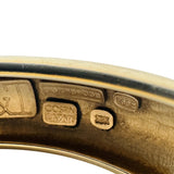 18k Yellow Gold 71g Solid Very Heavy Slip On Bypass Bangle 7.75"