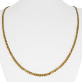 14k Yellow Gold 17g Solid 2.8mm Fancy Figaro Link Chain Necklace Italy 24"
