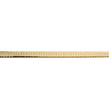 14k Yellow Gold 14g Solid Thick 4mm Herringbone Link Necklace Italy 20"