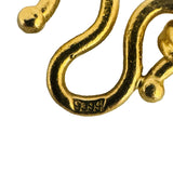 24k Pure Yellow Gold 15g Solid 2mm Bar and Cable Link Chain Necklace 16.5"