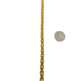 24k Pure Yellow Gold 13.3g Fancy Link Bracelet with Heart Charm 7"
