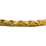 22k Yellow Gold 42.2g Ladies Fancy Link Graduated Link Necklace 16"