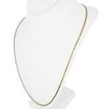 18k Yellow Gold 10.4g Vintage Solid Thin Fancy Closed Link Necklace Italy 27"