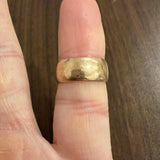 14k Yellow Gold 5.7g Solid Vintage 8mm Cigar Band Ring Size 5.25