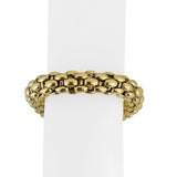 14k Yellow Gold 48g Heavy Thick Round 13mm Fancy Link Bracelet 8.5"