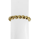 14k Yellow Gold 18g Ladies Polished 7mm San Marco Link Bracelet Italy 7.25"