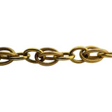 18k Yellow Gold 16.6g Vintage Ladies 10mm Fancy Link Bracelet Italy 8.5"