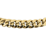 14k Yellow Gold 60.4g Semi Solid 9mm Cuban Curb Link Chain Necklace 24"