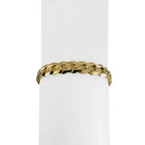 14k Yellow Gold 17.7g Solid Men's 8mm Curb Link Bracelet Italy 8"
