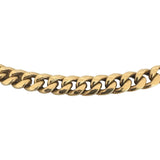 14k Yellow Gold 38.5g Semi Solid 7.5mm Cuban Curb Link Chain Necklace 26"