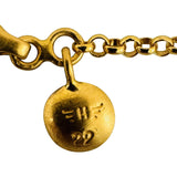 22k Yellow Gold 6.5g Solid Thin 2mm Rolo Link Chain Necklace 16" or 18"