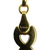 18k Yellow White and Rose Gold 10.5g Ladies Fancy Link Bracelet Italy 7.5"