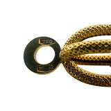 18k Yellow Gold 7.7g UnoAErre Ladies Vintage Fancy Link Bracelet Italy 7.75"