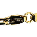 14k Yellow Gold 20.5g Solid 3.8mm Oval Cable Link Chain Necklace Italy 24"