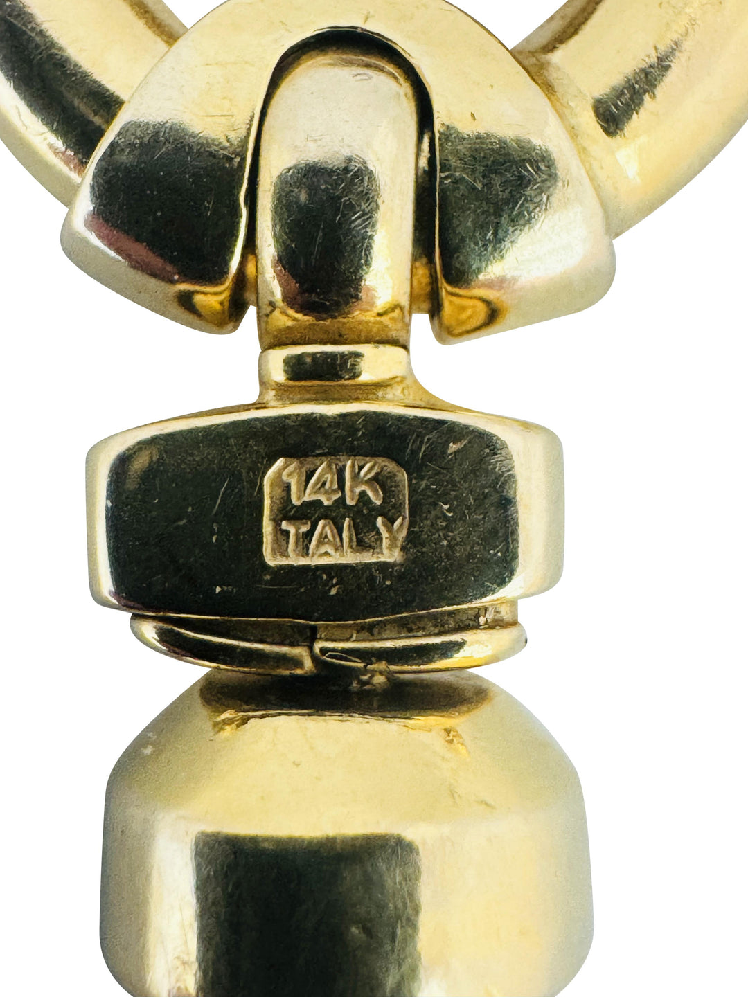 14k Yellow Gold 29.5g Thick Heavy 10mm Wheat Link Bracelet Italy 7.75"