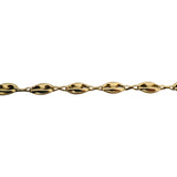 14k Yellow Gold 5.7g Polished 7.5mm Puffy Mariner Link Bracelet 7.5"