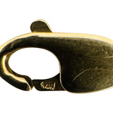 14k Yellow Gold 5.7g Polished 7.5mm Puffy Mariner Link Bracelet 7.5"